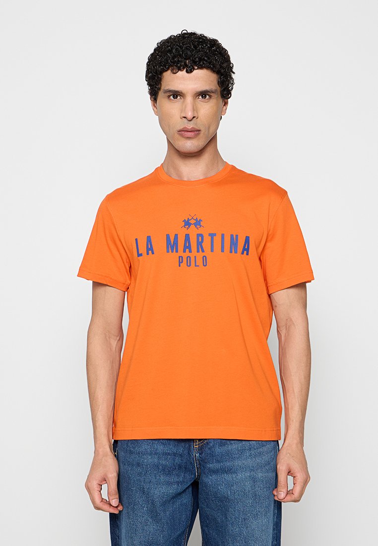 LA MARTINA T-shirt print rood