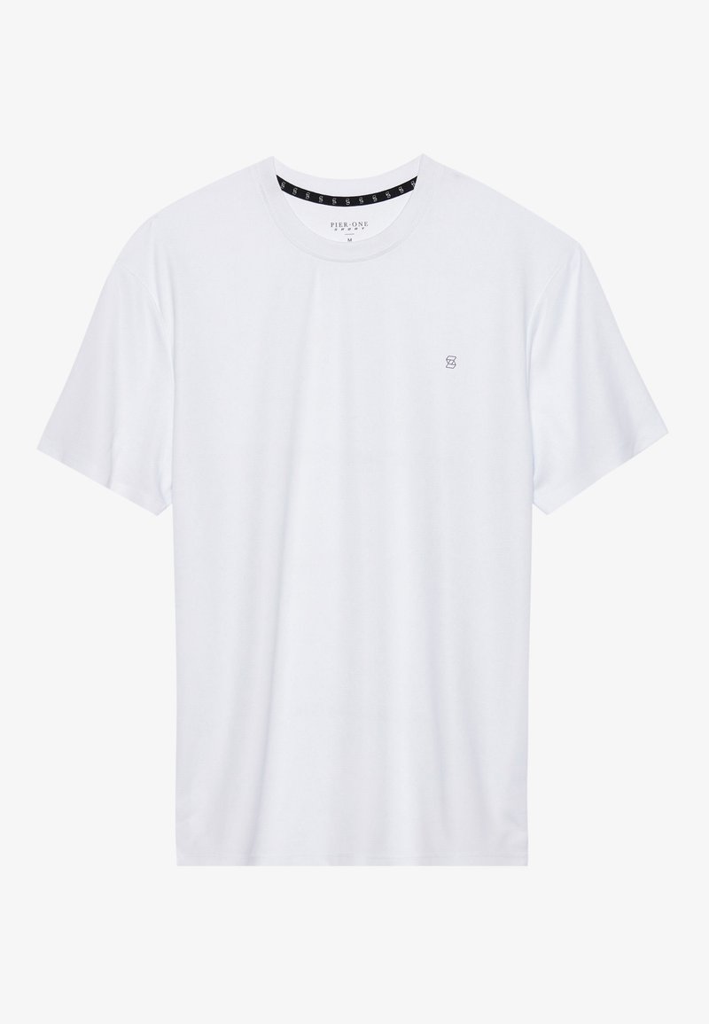 Pier One Sport T-shirt basic wit Pier One Sport T-shirt basic wit