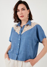 LELA REGULAR FIT - Blusa - dark blue
