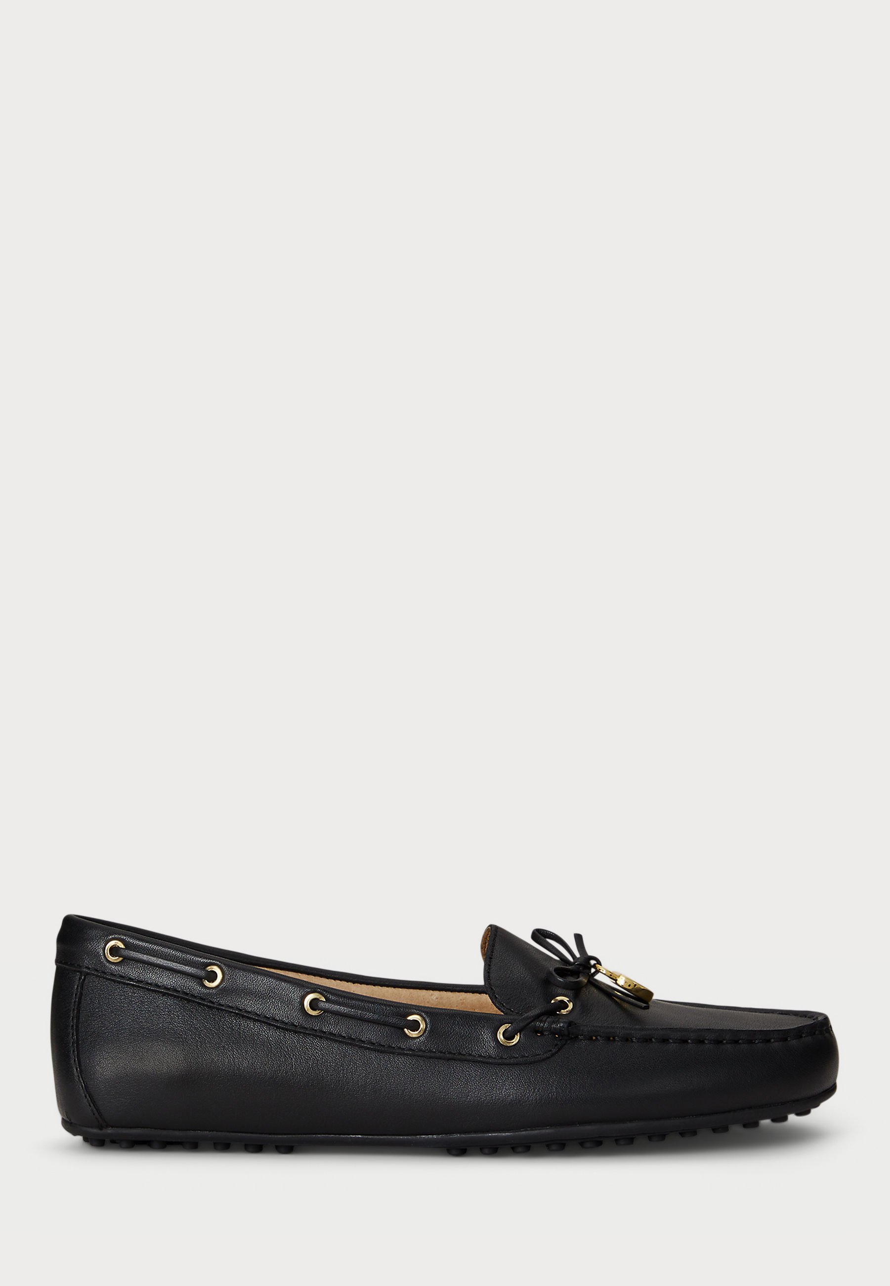 Lauren Ralph Lauren WYLIE NAPPA LEATHER DRIVER - Slip-ons 