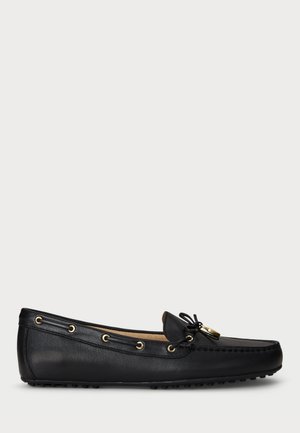 Lauren Ralph Lauren WYLIE NAPPA LEATHER DRIVER - Zapatos sin cordones - black