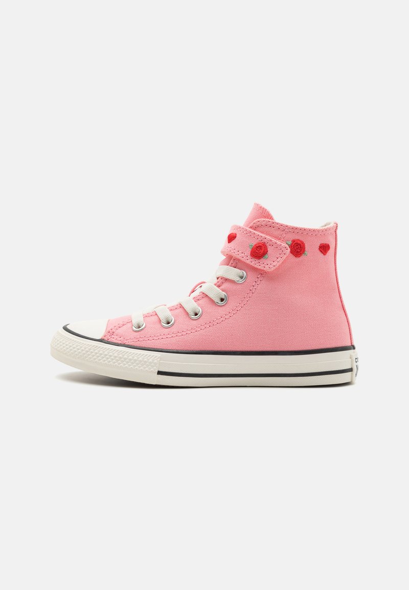 Converse - CHUCK TAYLOR ALL STAR UNISEX - Aukšto profilio sportbačiai - light jellyfish jitter/red/egret, Padidinti