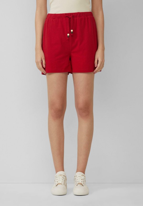 MIT ELASTIKBUND - Jogginghose - mohnrot