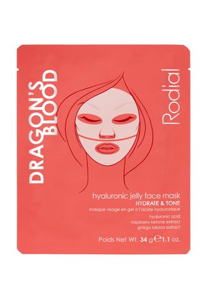 RODIAL FEUCHTIGKEITSMASKE DRAGON'S BLOOD HYALURONIC JELLY FACE MASK - Gesichtsmaske - transparent