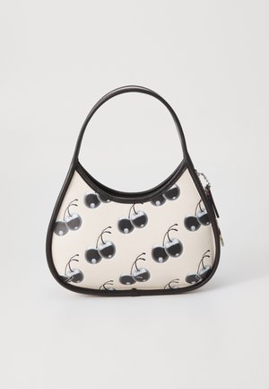 COACH, ERGO BAG IN COACHTOPIA LEATHER WITH CHERRY PRINT - Geantă de mână - black/cloud multi