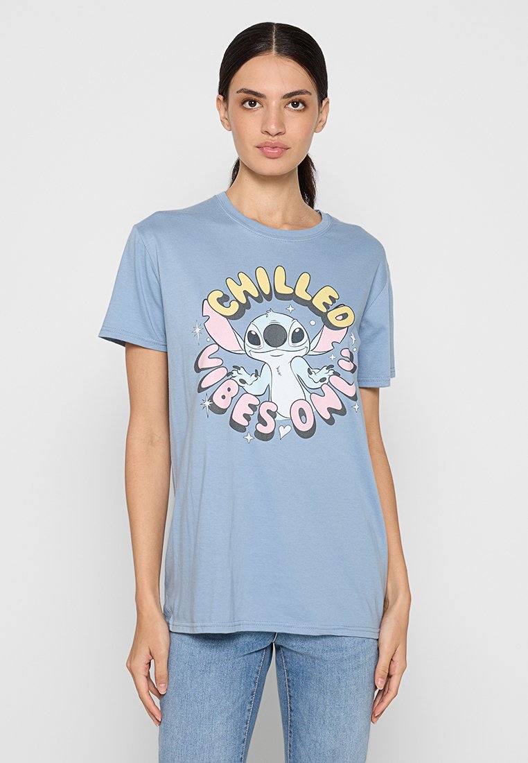 Disney T-shirt print lichtblauw Disney T-shirt print lichtblauw