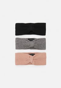 3 PACK - Kapa - black/grey/light pink