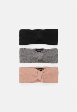 3 PACK - Lue - black/grey/light pink