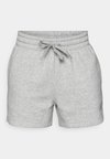 ESSENTIALS SMALL LOGO SHORTS - Calções desportivos - medium grey heather