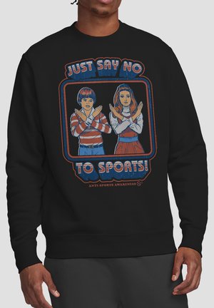 Cotton Soul, STEVEN RHODES SAY NO TO SPORTS - Sweatshirt - black