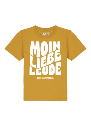 T-shirt print - ochre