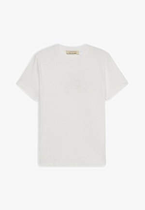 Trussardi, REGULAR FIT GENTLE SOCIETY - T-shirts print - bianco