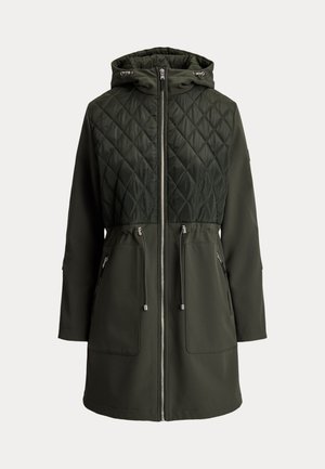 Lauren Ralph Lauren, HOODED DIAMOND QUILTED MOCKNECK JACKET - Téli kabát - litchfield loden