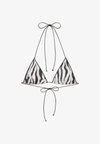 ZEBRA TRIANGLE - BIKINI TOP - Haut de bikini - white