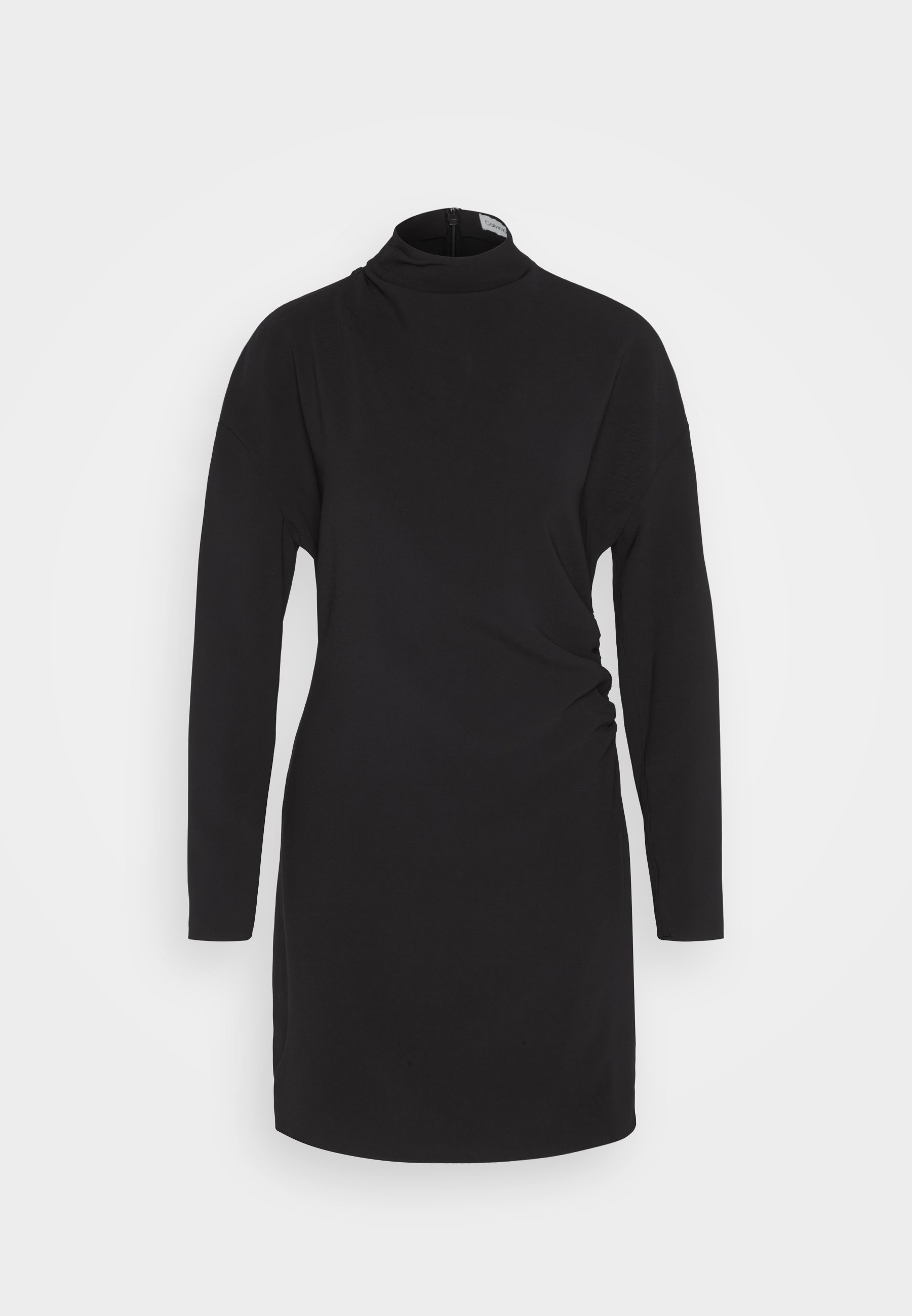 Calvin Klein STRUCTURE SHIFT DRESS - Pouzdrové šaty - black