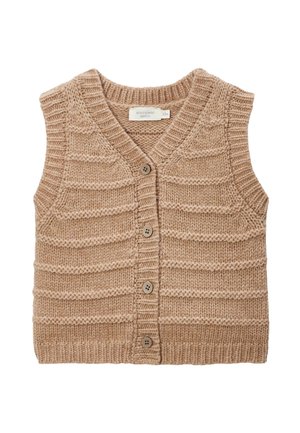 SANS MANCHES CONTENANT DE LA - Veste sans manches - nougat melange