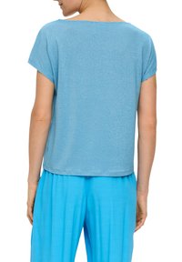s.Oliver BLACK LABEL T-shirt basic - azurblau