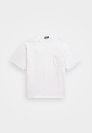 BIG FIT HEAVYWEIGHT JERSEY T-SHIRT - Lihtne T-särk - white