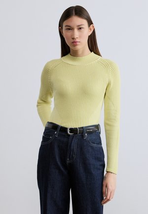 FASHIONED SWEATER - Svetrík - custard