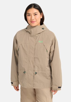 FIND THE WILD 2L W - Veste imperméable - oat
