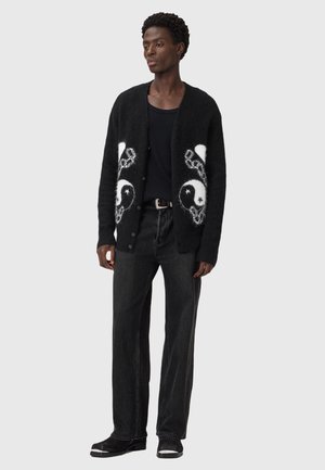 REFLECTION - Cardigan - black/chalk white