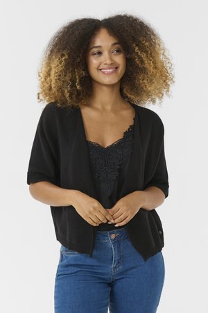 Cream SILLAR BOLERO  - Vesta na kopčanje - pitch black