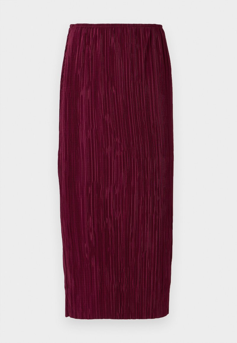 Calvin Klein Plooirok bordeauxrood
