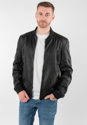 TORINO - Lederjacke - black