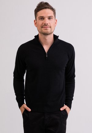STEHKRAGEN  - Strickjacke - schwarz