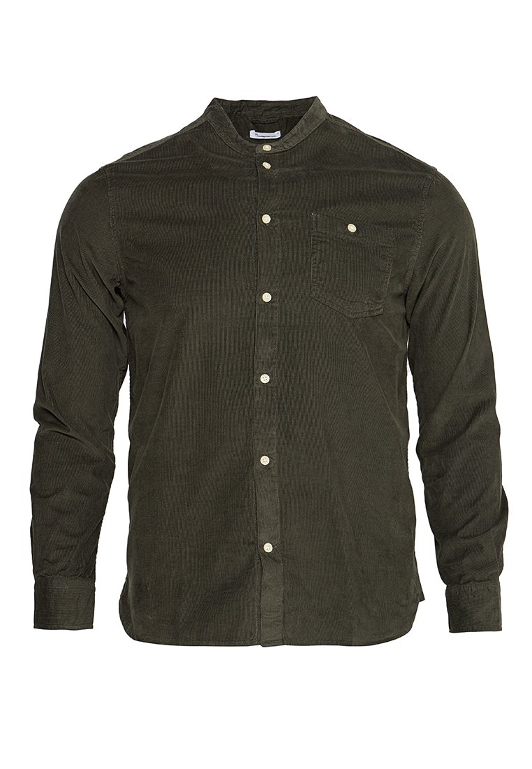 KnowledgeCotton Apparel Overhemd donkergroen KnowledgeCotton Apparel Overhemd donkergroen