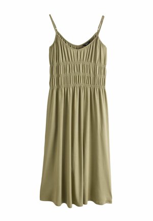 Next, Jersey dress - khaki green
