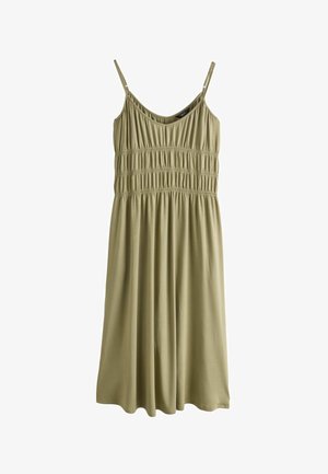 Next, Jersey dress - khaki green