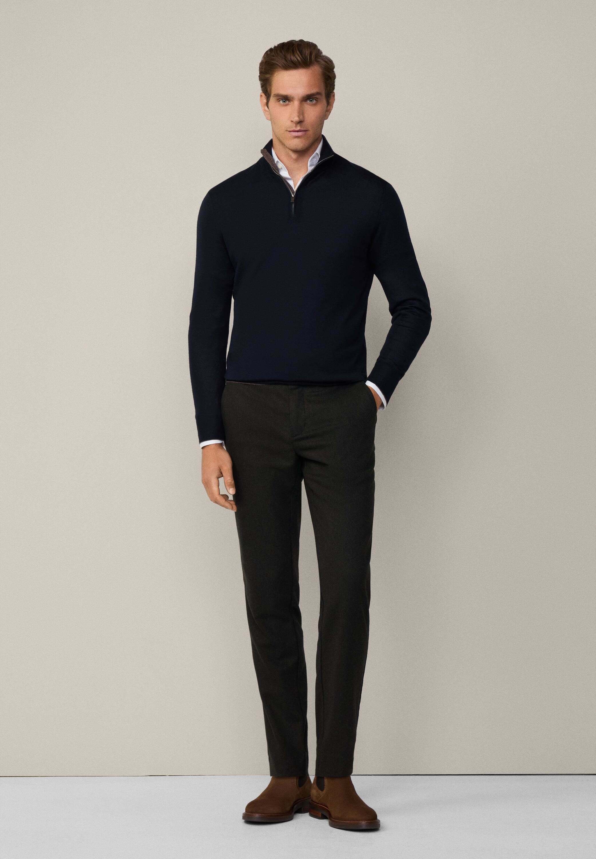 Hackett London Jumper - midnight blue/blue - Zalando