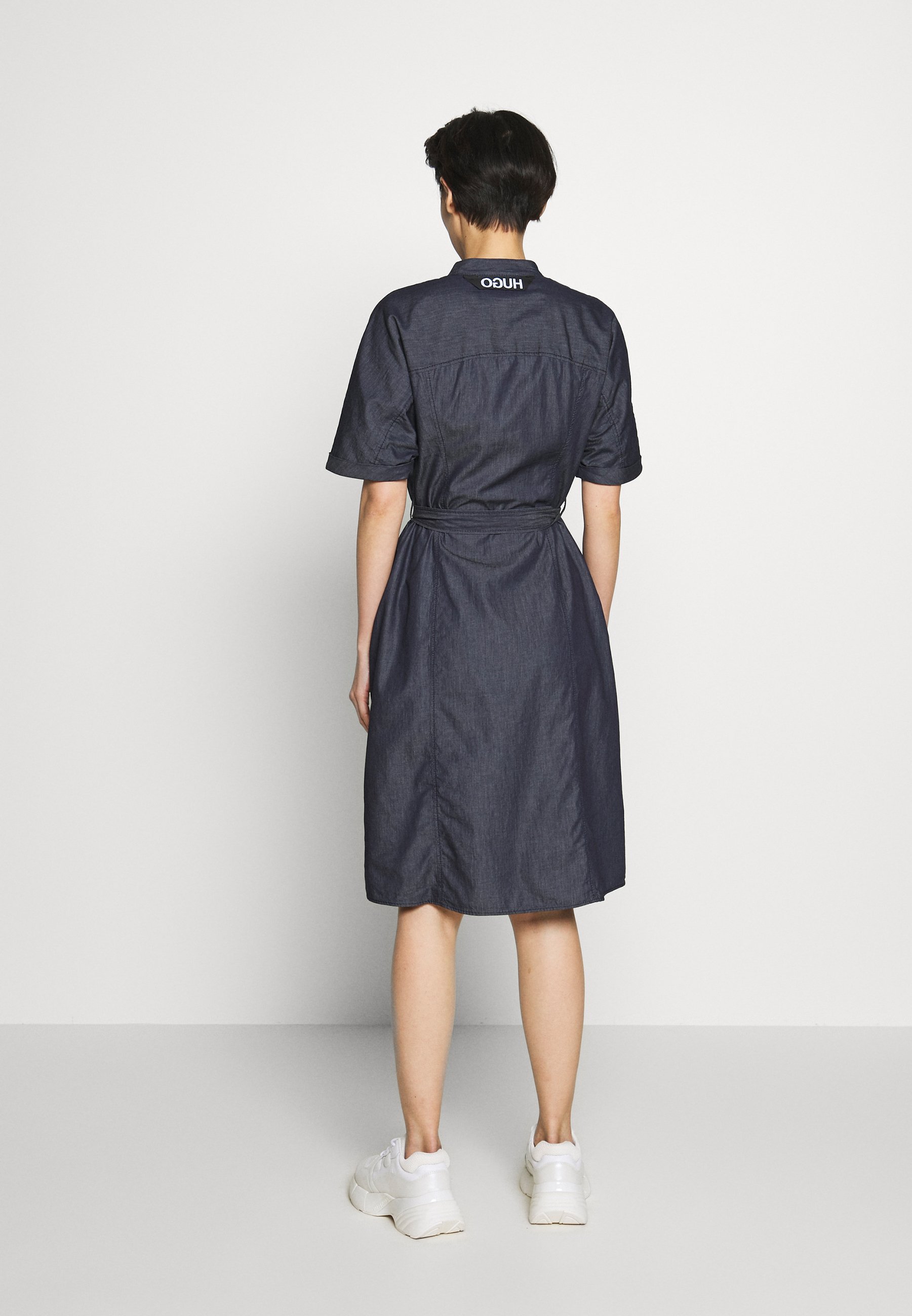 HUGO EGINNY - Denim dress - open blue 