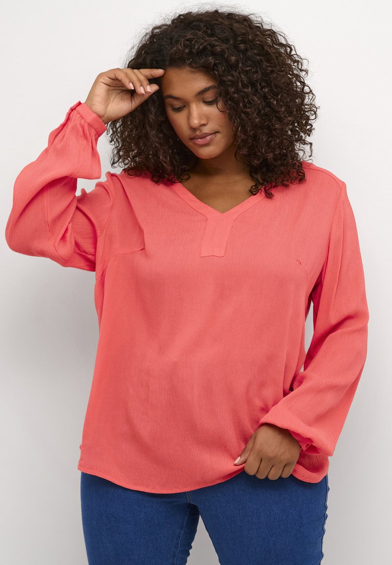 Kaffe Curve AMI - Blouse - cayenne