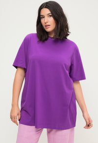 Studio Untold LONGLINE - T-shirt basic - plum