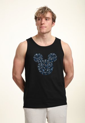 Disney MICKEY CLASSIC MICKEY EAR SNOWFLAKES - TANK TOP - Top - black