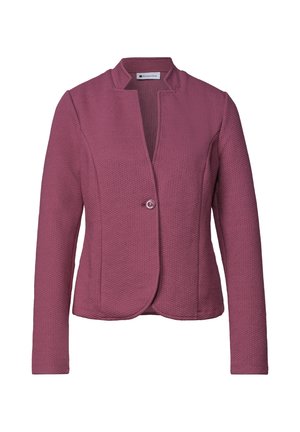 Street One, BLAZER MIT REVERSKRAGEN UND STRUKTUR - Blazer - dark clouded blush