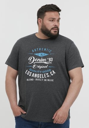 Blend, BHDOPPLER PLUS SIZE - Camiseta estampada - charcoal mix