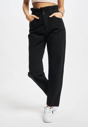 PREMIUM CLARA MOM - Jeans Straight Leg - black