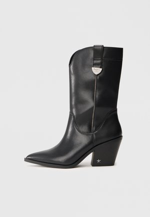 GINA WESTERN W - Augstpapēžu zābaki - black