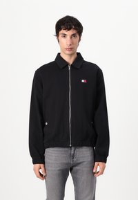 Tommy Jeans ESSENTIAL FLAG JACKET - Bombejakke - black