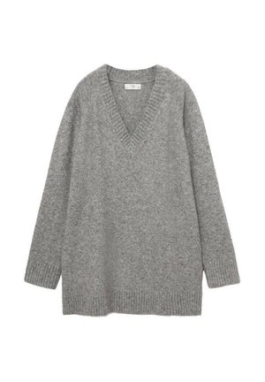 V-NECK - Maglione - grey