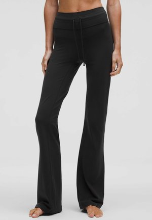 GROOVE DRAWCORD RISE - Pantaloni - black