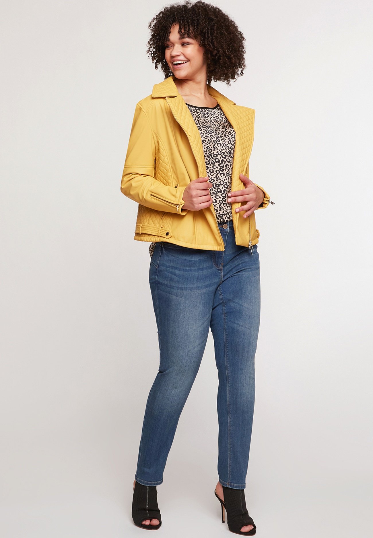 Fiorella Rubino Giacca in similpelle - giallo - Zalando.it