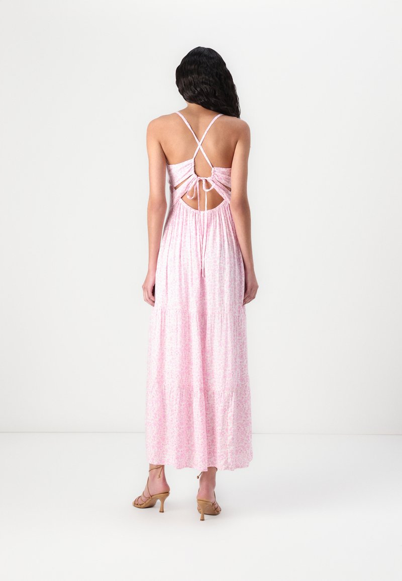 Hollister Co. BARE OPEN BACK MAXI - Maxi dress - pink - Zalando.co.uk