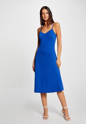 A-LINE WITH STRAPS - Vestito casual - bleached denim