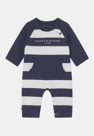 BABY RUGBY STRIPE COVERALL UNISEX - Tuta jumpsuit - twilight navy