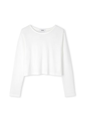 SLIM FIT - Camiseta de manga larga - white