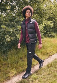 The North Face GLACIER ¼ ZIP - EMBROIDERED LOGO - Flisinis džemperis - alpine plum
